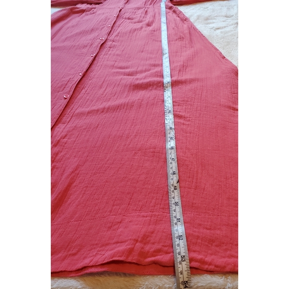 Antik Batik marina gown maxi dress in coral - Picture 7 of 10